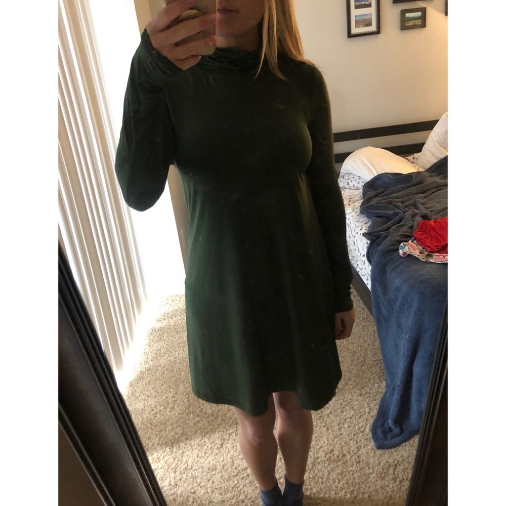 Hunter green dress